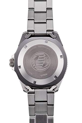 Orient Японские часы Kanno с автоматическим/ручным заводом из нержавеющей стали в дайверском стиле, синего цвета, с браслетом.