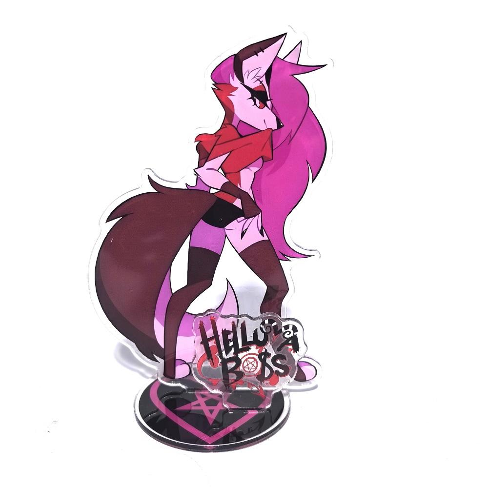 15СМ Фигурка Hazbin Hotel Helluva Boss Стенд Акриловые Фигурки Вагги Настольная Подставка Фигурка Набор Украшений Подарки