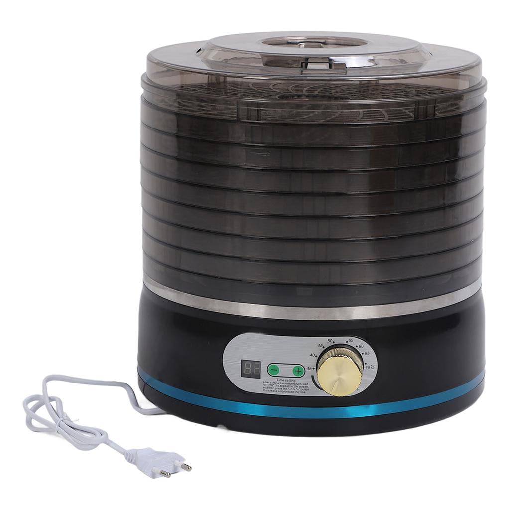 Черный 8-слойный аппарат для сушки продуктов питания DIY, электрический аппарат для сушки продуктов питания и фруктов