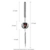 Car Styling Metal Badge Emblem Auto Rearview Mirror Hanging Pendant For Honda Fit Civic CRV City Jazz Accord CR-Z Vezel Insight