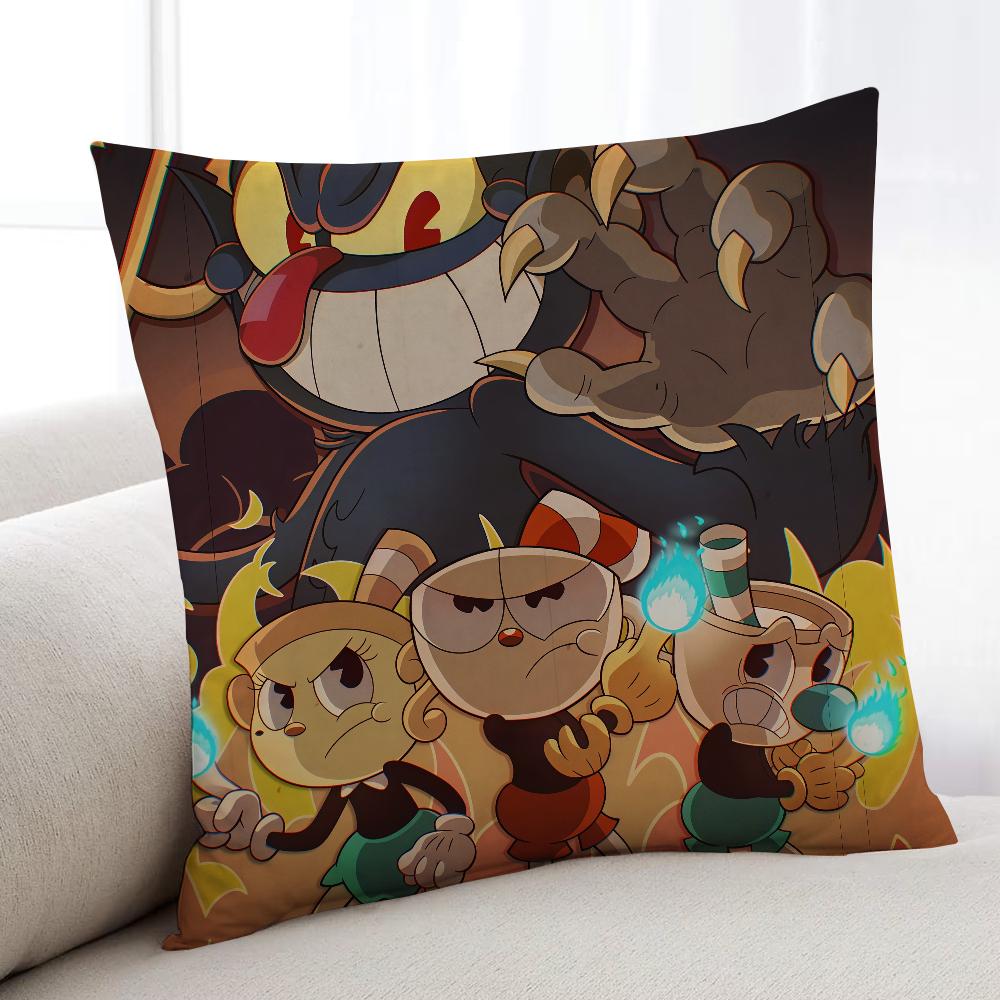 CCUPHEADES Game cushion cover Home Bedding Sofa living Room pillowcase Simple Soft Skin Cushion Cover Party Gift