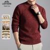 LAOYECHE Men's 100% Merino Wool Round Neck Thermal Sweater