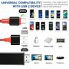 Usb 3.1 Type C в HDMI-кабель-адаптер-переходник 2M Hd 1080P 4K HdTV-сплиттер-кабель для Samsung Galaxy S10/9/8, телефон, проектор, телевизор