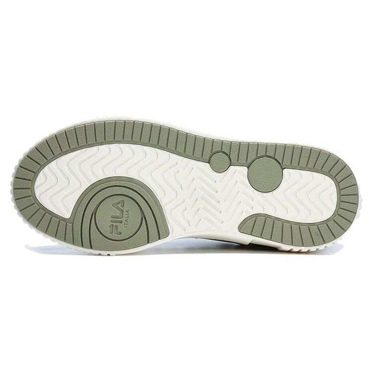 Fila Блоки Удобные Универсальные Низкие Кроссовки Мужские Кроссовки Белый Зеленый F12M312209FSF