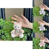 Adorable Plush Fox Keychain Pendant Soft Stuffed Animal Toy For Kids And Adults