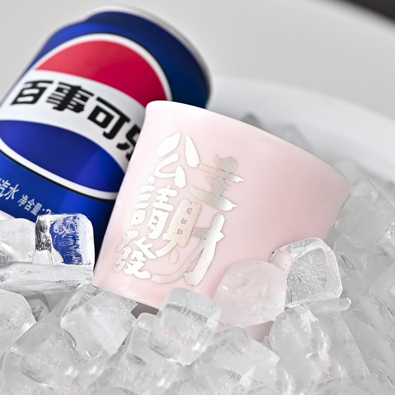 Guochao Державная чашка Чашка Coca-Cola Милая кофейная чашка Розовая парная чашка Каллиграфия Обводка Серебряная мастер-чашка Чайная чашка