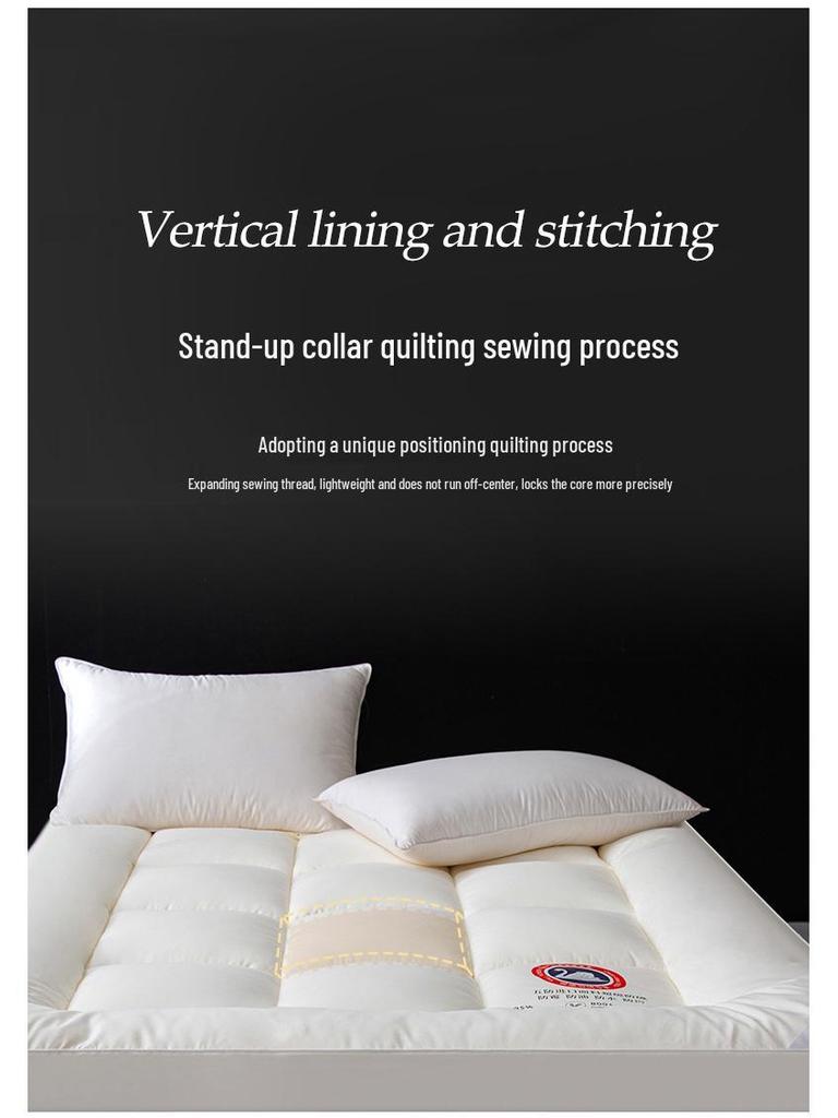 Матрасный топпер класса А с 3D-наполнением из пуха и пера для общежитий, отелей и гостевых домов