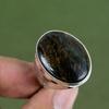 Кольцо с питерситом Кольцо из стерлингового серебра 925 пробы Кольцо ручной работы Кольцо с натуральным камнем Очень красивое серебряное украшение Подарки для мамы Доступно в размерах