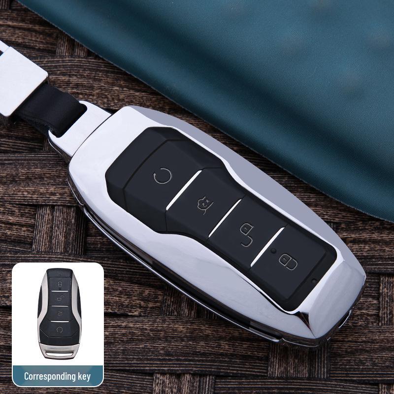 BYD Key Case Cover for F3, S6, G3, L3, S7, F0 - Metal Smart Key Shell Buckle