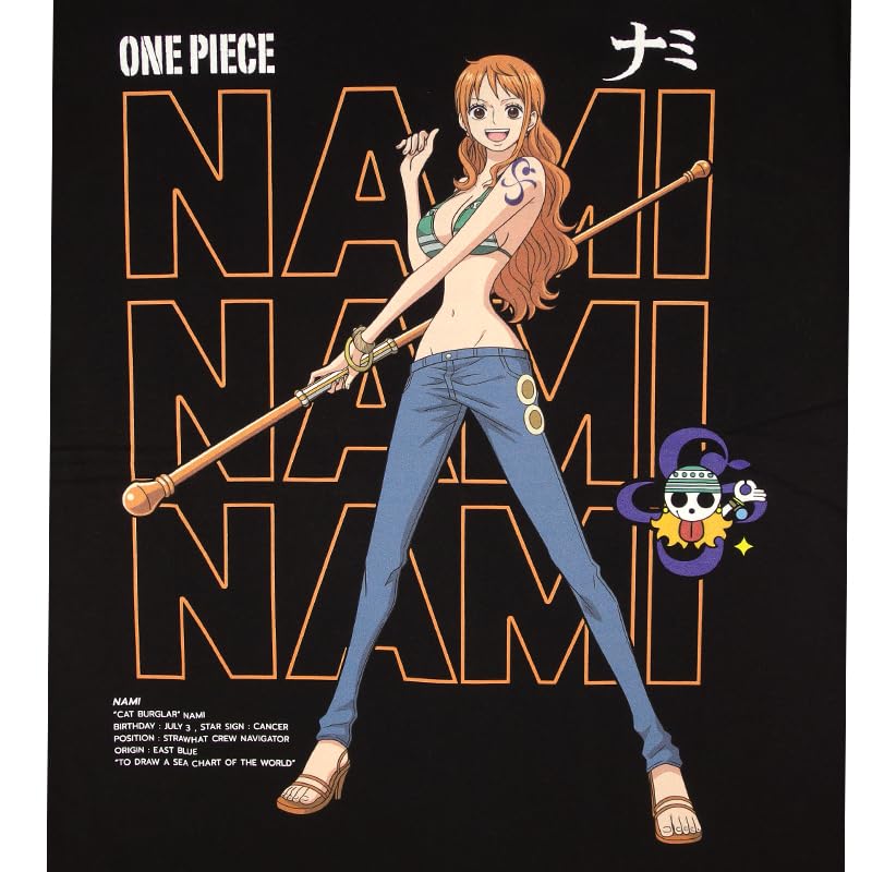 EVERSOUL ONE PIECE Short Featuring Straw Hat and Character Anime Movie XL Size T-Shirt, Sleeve, Nami, Chopper, Pirates, Luffy, Sanji, Zoro,