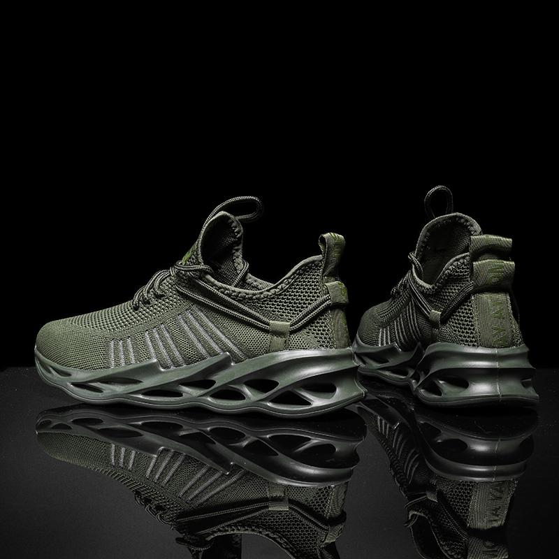 Men Sneakers Breathable Shoes Outdoor Comfortable Couples Red Shoes