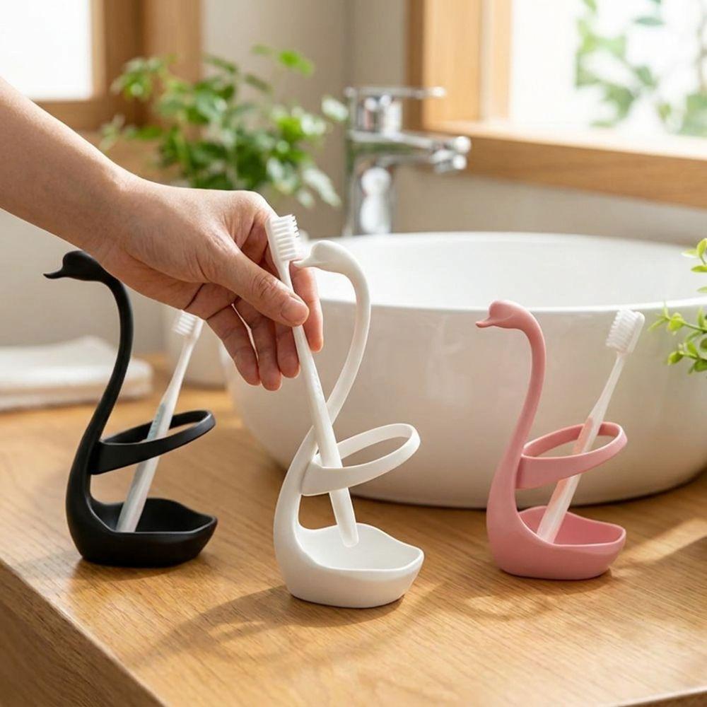 3D Printing Toothbrush Storage Rack Decorative Makeup Brush Shelf Washstand Vanity