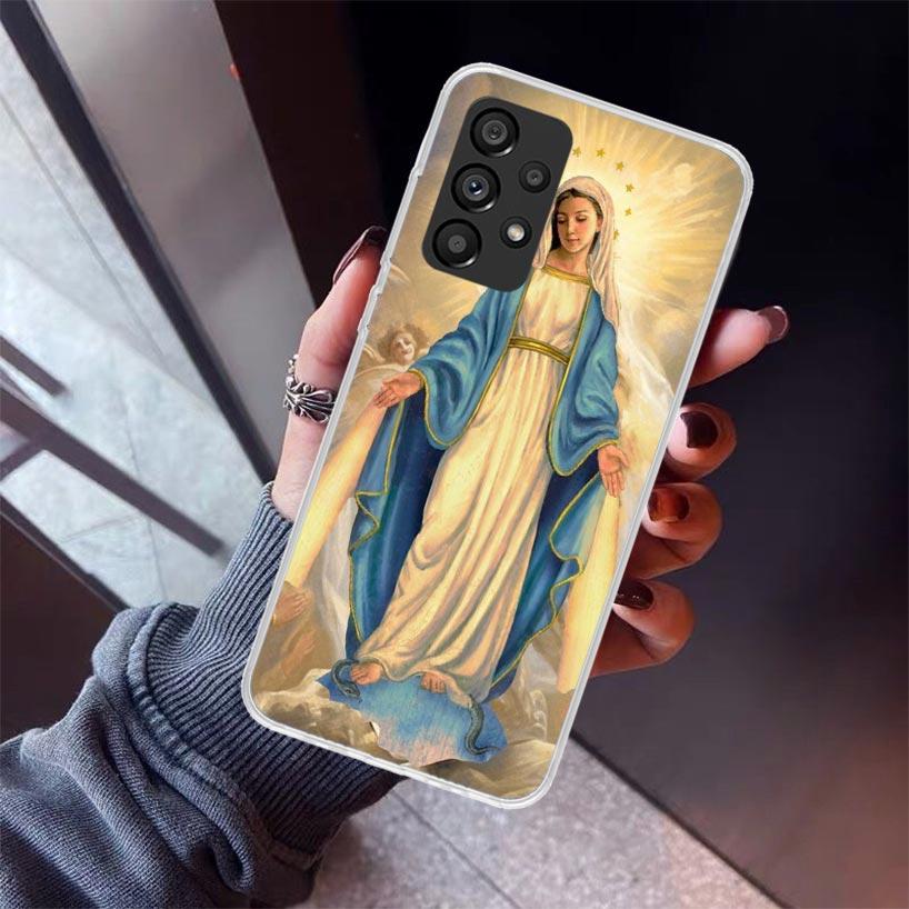 Virgin De Guadalupe Virgen Mary Phone Case For Samsung Galaxy A17 A57 A37 A16 A26 A36 A56 A15 A25 A35 A55 A14 A13 A54 A53 A34 A2