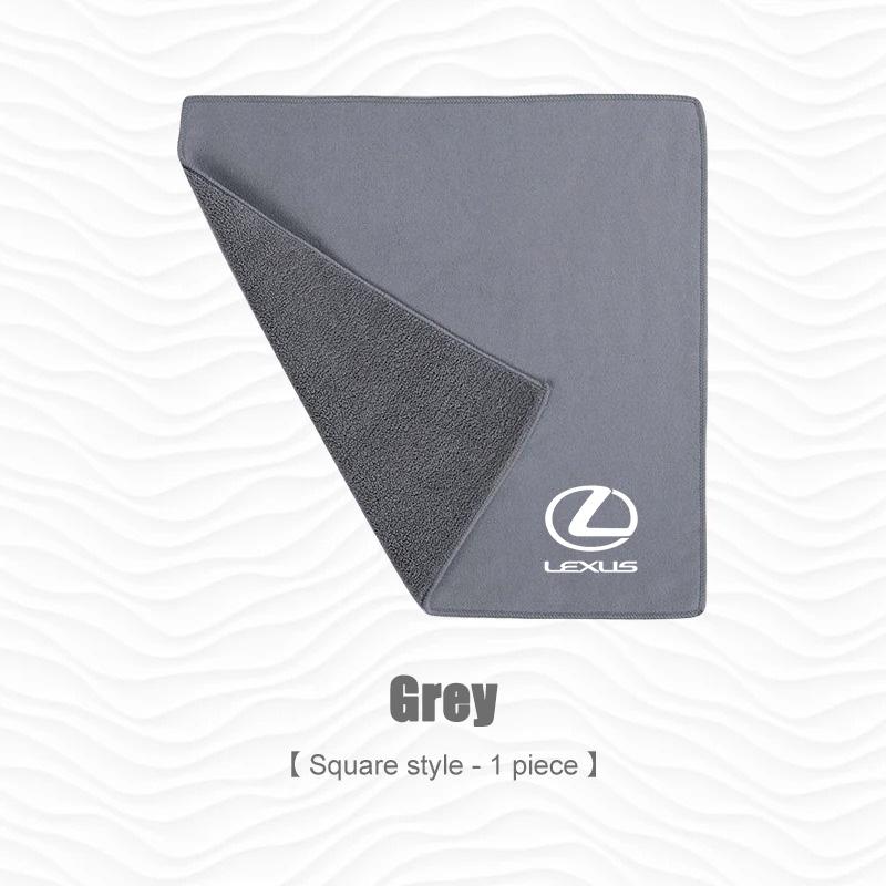 Car Cleaning Brush Tool Dust Remover+Suede Fleece Microfiber Wash Towel For Lexus ES RX NX LS UX LM LX GX LC RZ IS CT GS RC HS IT8