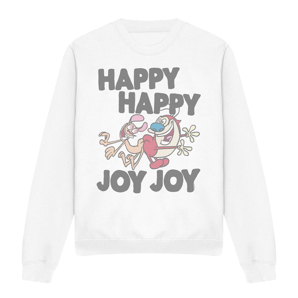 Ren & Stimpy унисекс для взрослых Happy Happy Joy Joy толстовка