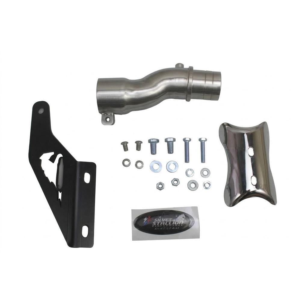 Fit For Triumph Speed, "Scrambler 400x Stallion Silver Blaze Exhaust Silencer"