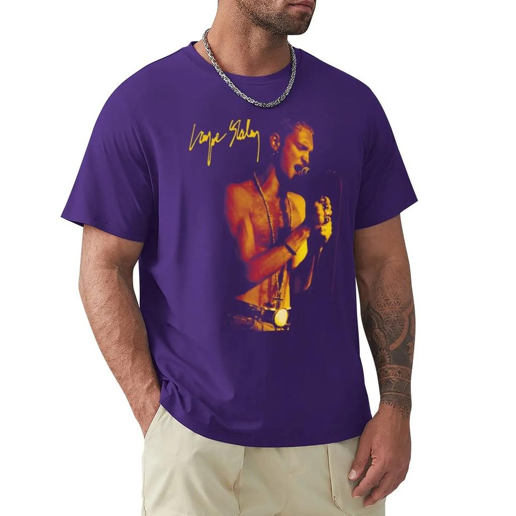 Layne Staley TShirt summer clothes anime plain mens t shirt