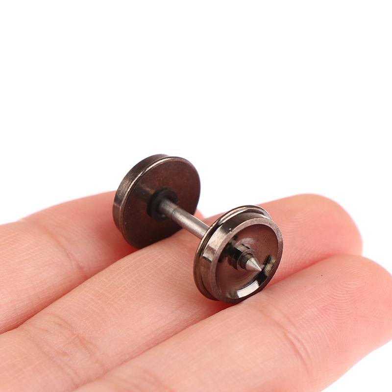 2шт. Шкала Хо 1:87 36-дюймовые металлические колеса для модельного поезда Dc, комплект колес C8724