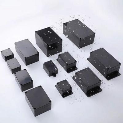 Корпус из АБС-пластика, сделай сам, для прибора, электронная проектная коробка, черный, водонепроницаемый, для мониторинга безопасности, трехслойный