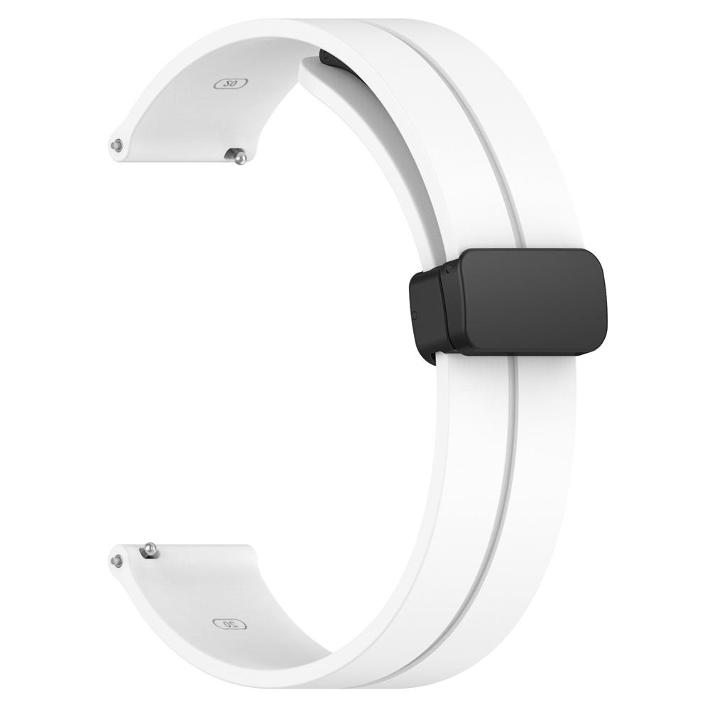20 мм 22 мм ремешки для часов для Amazfit GTS 4/3/2/2e/GTS2 Mini/GTR 4/Pro/helio Магнитная петля силиконовый браслет Amazfit bip 3 5 6 ремешок
