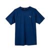 Comfortable Round Neck Casual Short Sleeve T-Shirt Men Tops Dark-Navy 848755-05