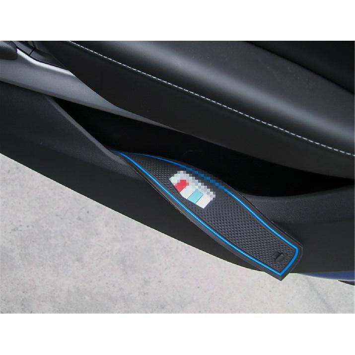 Противоскользящий коврик для ворот и чашек для Chevrolet Camaro 2017 2018 2022, резиновые прокладки с дверными пазами, салон автомобиля