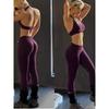 American Style Fashionable Butt-Lifting Yoga Pants Set with Halter Neck Beautiful Back Sports Tank Top Training Peach-Shaped Fitness Outfit for Women