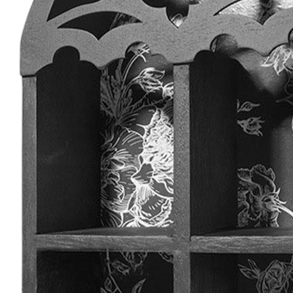 Display Regal Hanges Home Room Decor Figure From Ads Shelf Wood Rail for Essential Oils