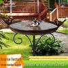 Cross-border Outdoor Garden Bird Feeder, Hummingbird Bath & Iron Art Decor