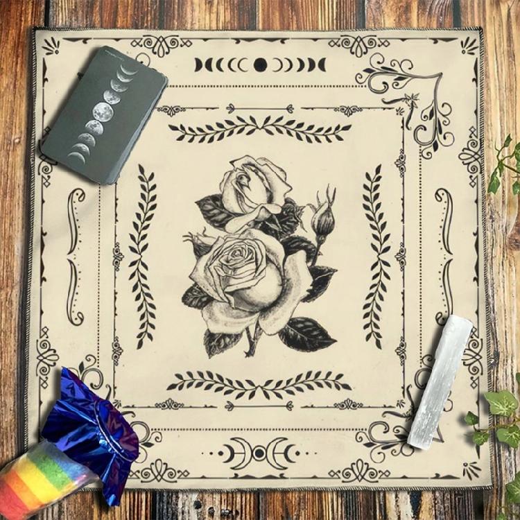 Tarot Card Tablecloth Altars Cloth Astrology Divinations NonSlip Mat Tapestry