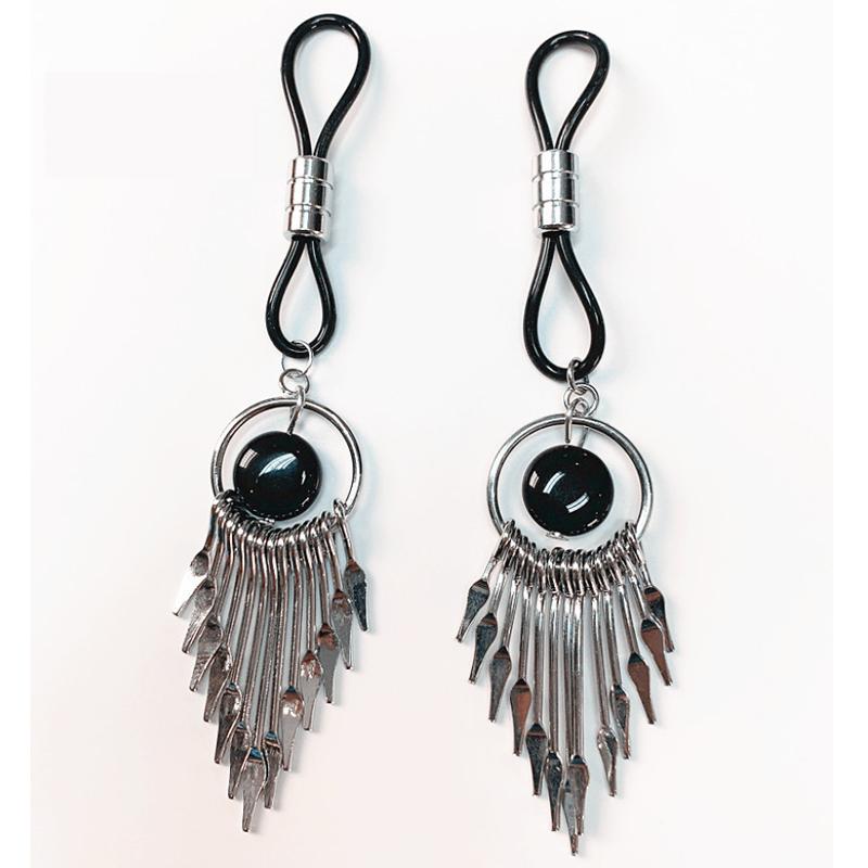 Металлические зажимы для сосков, стимуляция груди, клитора, SM, фетиш-сдержанность, маленький колокольчик, зажимы для груди, БДСМ, секс-игрушки для женщин