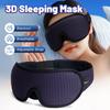 3D Маска для сна, блокирующая свет, дышащая, защитная, светонепроницаемая повязка на глаза, регулируемый ремешок, ночная маска для сна для лица