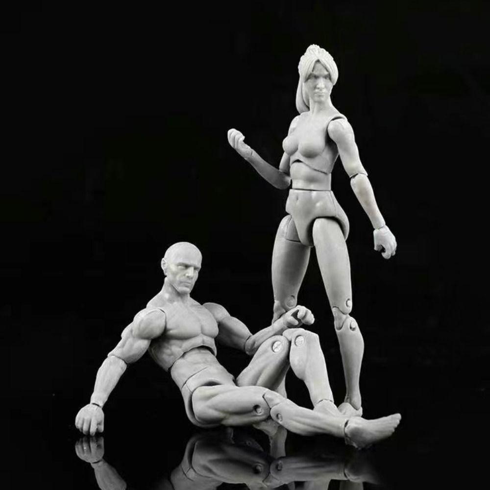 Игрушка Фигурка Кожа Голая Кукла Игрушки Суставы Подвижные Съемные Мужской Женский Тело Куклы Конечности DIY Профессиональный Масштаб 1/18 Модель Куклы