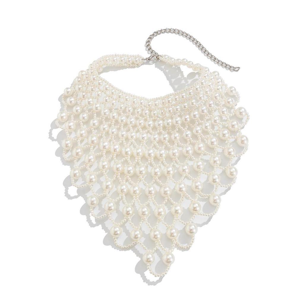 Ожерелье с кисточками в стиле барокко: Многослойный и тканый дизайн в стиле ретро