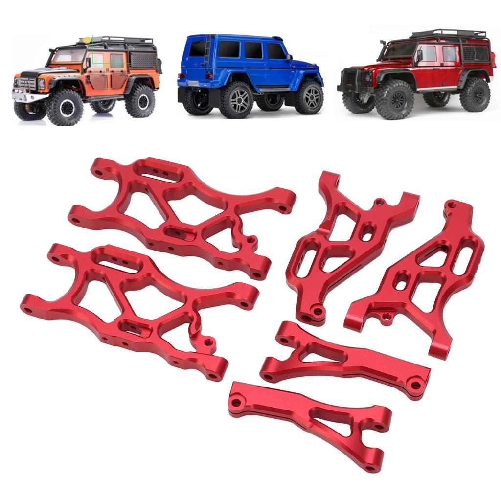 RC Suspension Arm Set Aluminum Alloy Front Rear Swing Arms with Ball Head for ARRMA 1/7 LIMITLESS for INFRACTION 6S for TYPHON 6S 1/8 RC Car Red