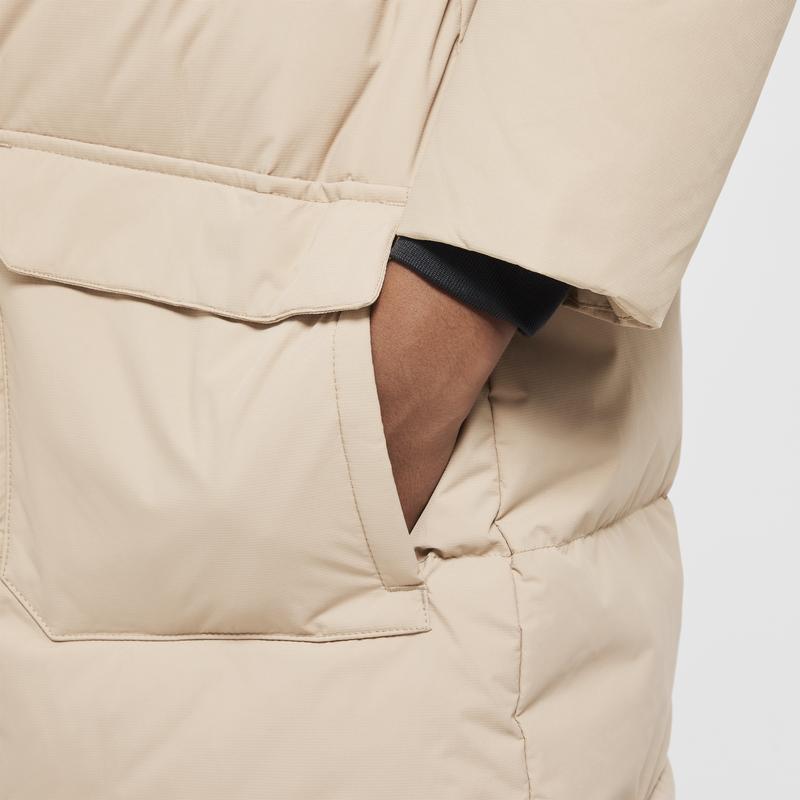 Nike Пуховик Повседневный Водонепроницаемый Теплый Детские Куртки Желтый HQ7155-200