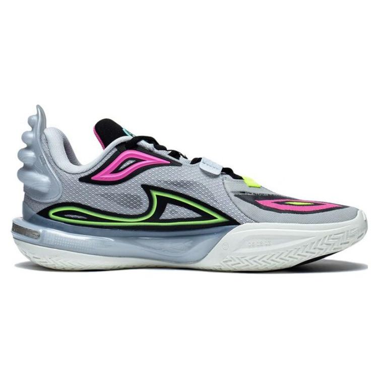 Li-Ning Мужские кроссовки Wade All City 11 V2 Ashes Серый Розовый Черный ABAT053-9