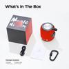 Sanag M7 Portable Bluetooth Dual Wireless Mini 360 HD Surround Sound Rich Stereo IP67 for and Red Speaker, 5.0 Pairing, Speaker, & Bass, 24-Hour