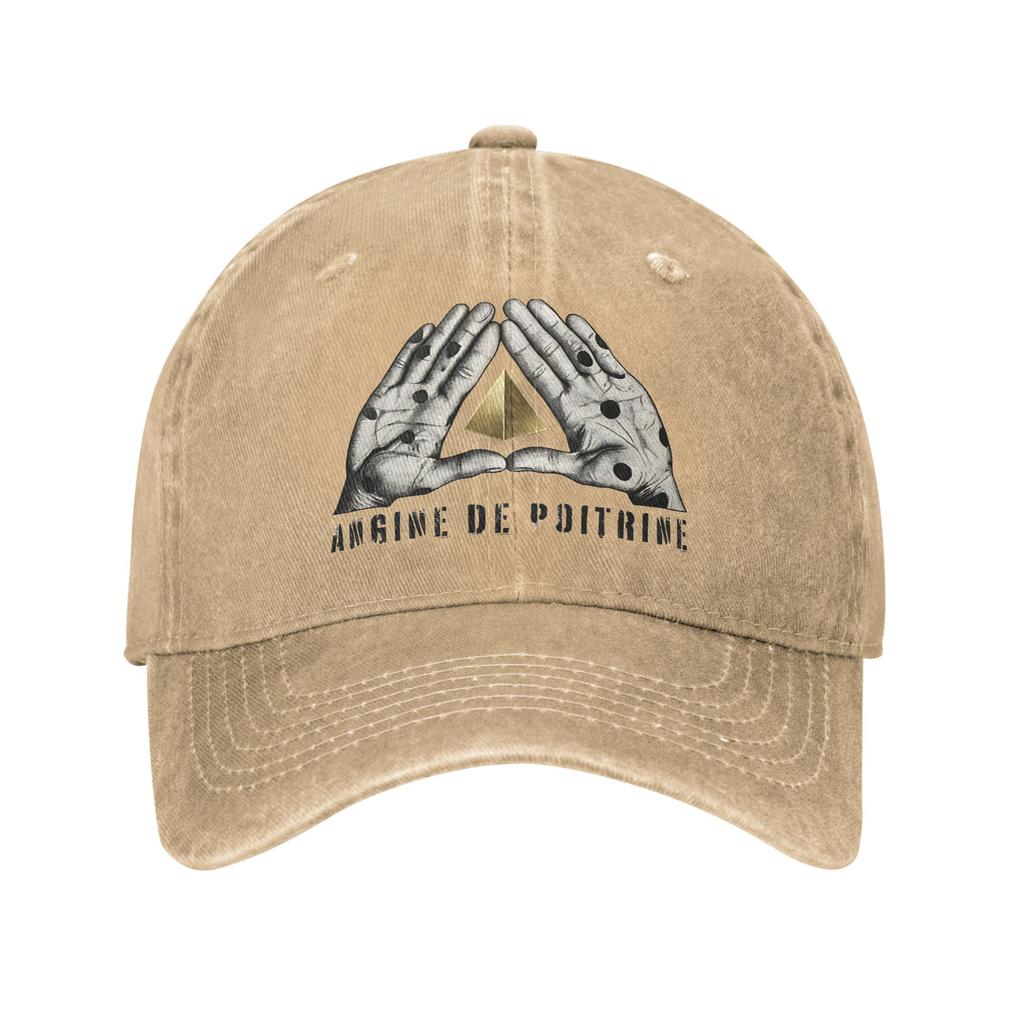 Unisex Women Angine de Poitrine Band Cap Wear Baseball Cap Classic Trucker Hats Adjustable