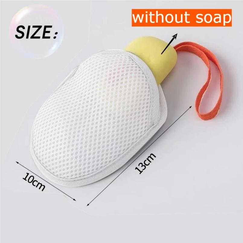 2~8Pcs New Foaming Soap Bag Net Mesh Massage Exfoliator Pouch Bathing Bubble Maker Cleaning Tool