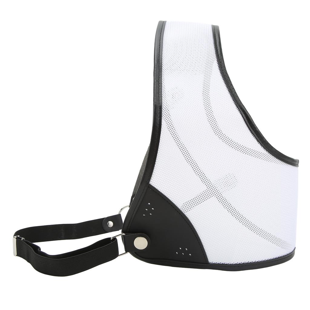 Защитная нагрудная защита для стрельбы из лука, профессиональная защита груди для соревнований по рекурсивному композитному луку, белая, размер S