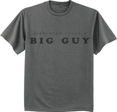 Футболка унисекс Big And Tall с забавной надписью Big Guy King