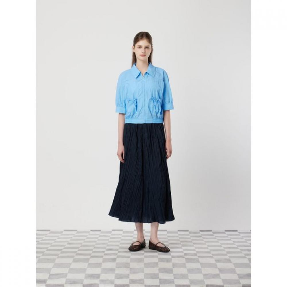 Cc Collect Pocket Ribbon Crop Blouson Jumper C252msj034