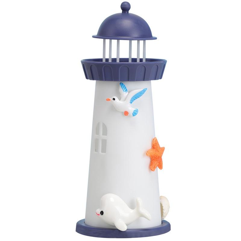 Океанский маяк Креативные украшения Ночной свет Ремесла Светящиеся настольные украшения в средиземноморском стиле