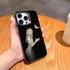 S-Sabrina Singer C-Плотник Чехол для телефона Для iPhone17 16 15 14 13 12 Pro Max Серый Черный Матовый Лазерный Металлик Аврора Funda
