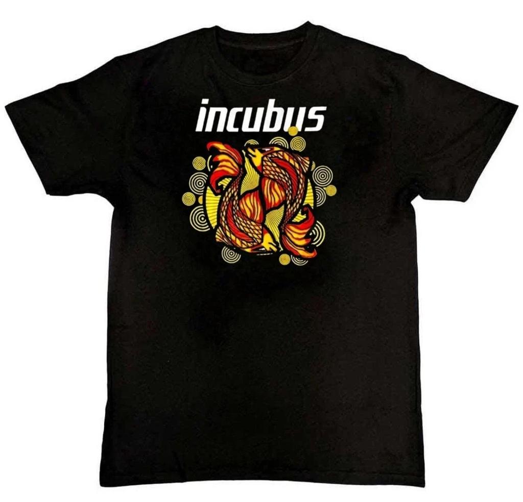 Incubus Band Tour Graphic Print Unisex Mens 100% Cotton T-shirt Mens Tees Top