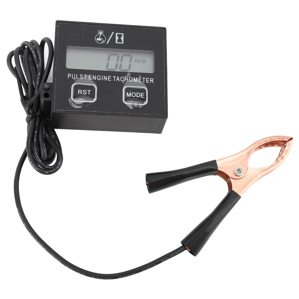 Тахометр импульсного двигателя, небольшой цифровой ЖК-дисплей, спидометр 30000 об/мин для газонокосилки, бензопилы