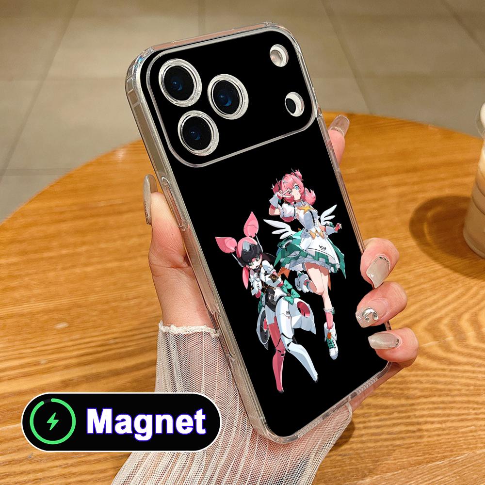 Zenless Zone Zero Aria Clear TPU Magsafe Mobile Phone Case for iPhone 17 16 15 14 13 12 11 Air Pro Max Plus Mini Colorful Cover