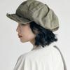Retro Beret Caps French Style Beret for Women Vintage Painter's Beret Solid Color Hat for Outdoor Fishing Camping 54-60cm