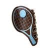 Creative Tennis Racket Hair Clip For Sport Enthusiasts PVC NonSlip Hair Claw Clip Athlete Theme Hair Styling Accessories